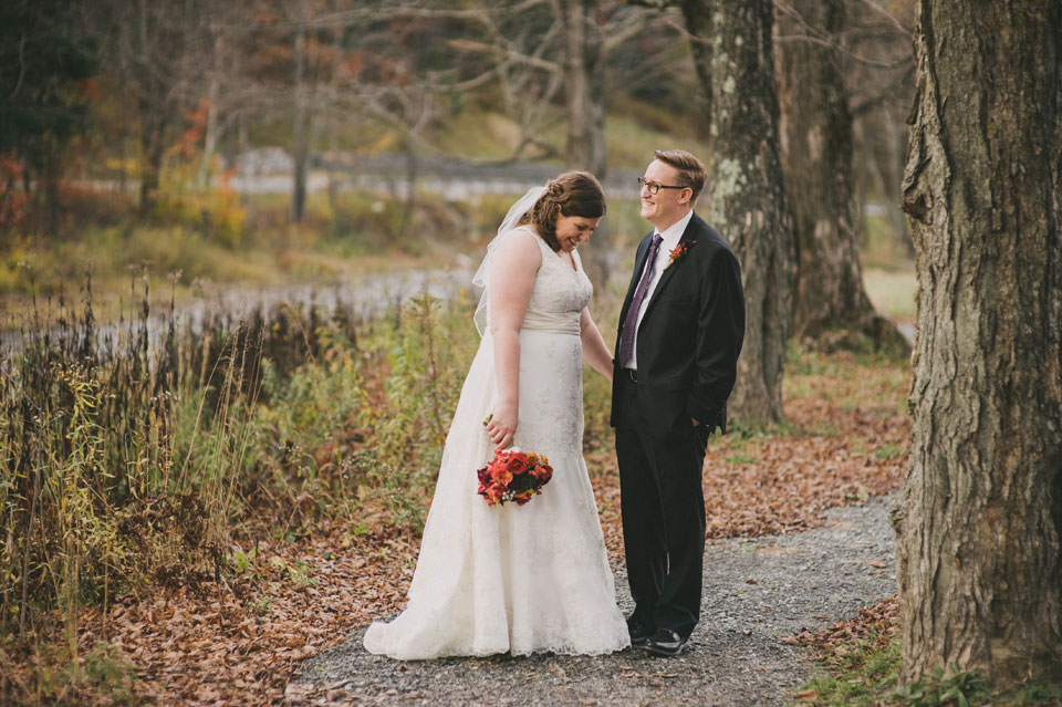 fall wedding in vermont