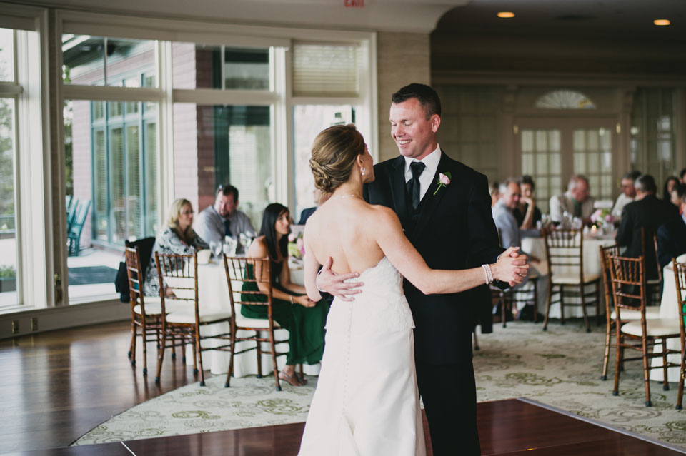 bride and groom first dance, Point Lookout