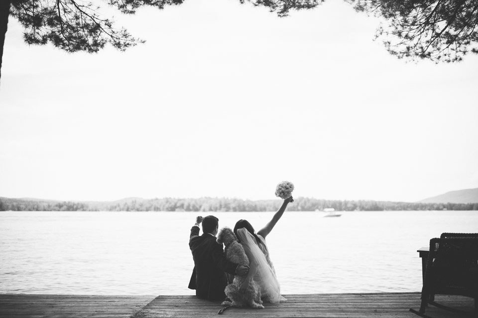 Lake Winnipesaukee wedding photography