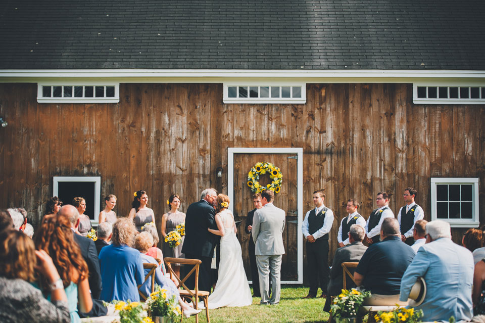 barn wedding ceremony boston