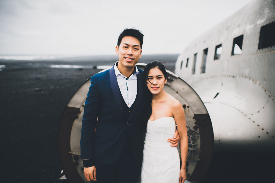 Crashed DC-3 Plane Iceland wedding photographer