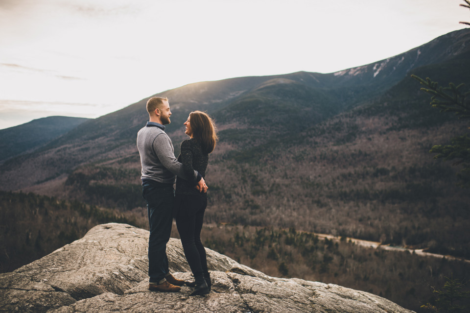 hiking engagement session